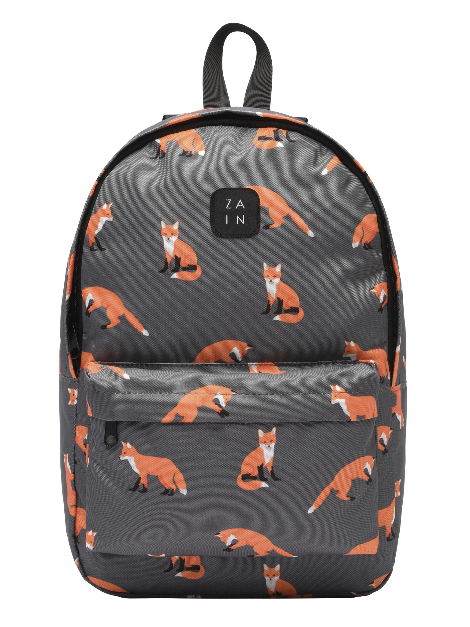 Рюкзак 869 (Лисы серый фон)