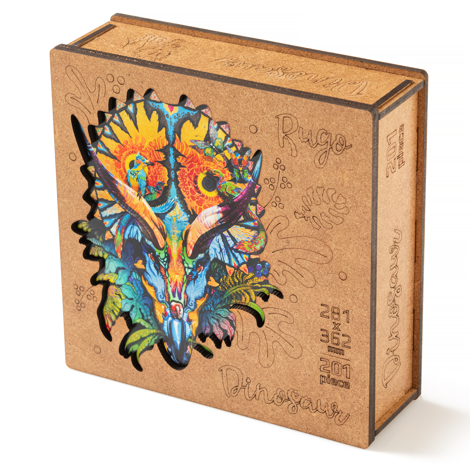 Деревянный пазл Динозавр L