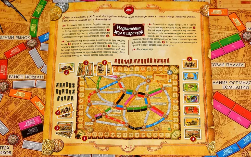 Настольная игра Билет на поезд Амстердам