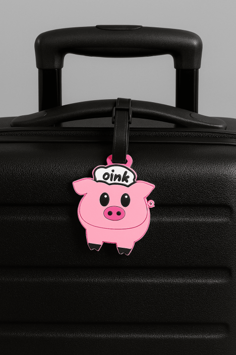 Бирка для багажа Pig