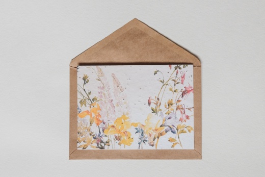 Растущая открытка Акварель 5