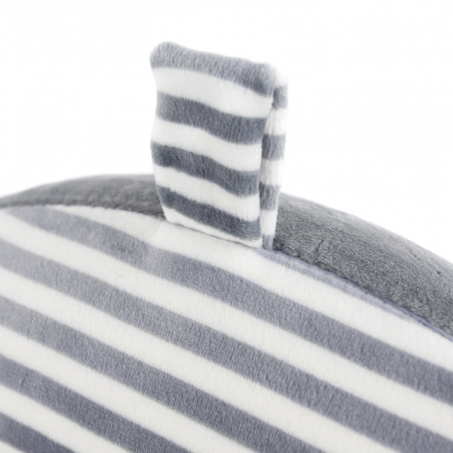 Подушка для путешествий Полосочки (серая)