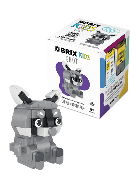 Конструктор Qbrix Kids Енот