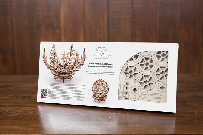 3D-пазл UGears Цветок