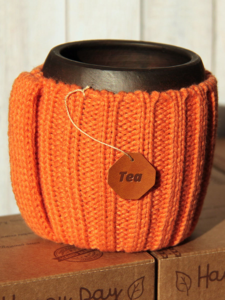 Вязаная кружка Пунш