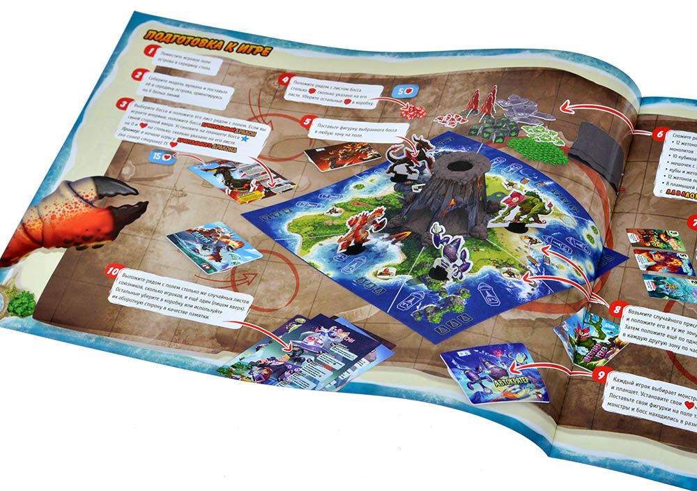 Настольная игра Повелитель острова монстров