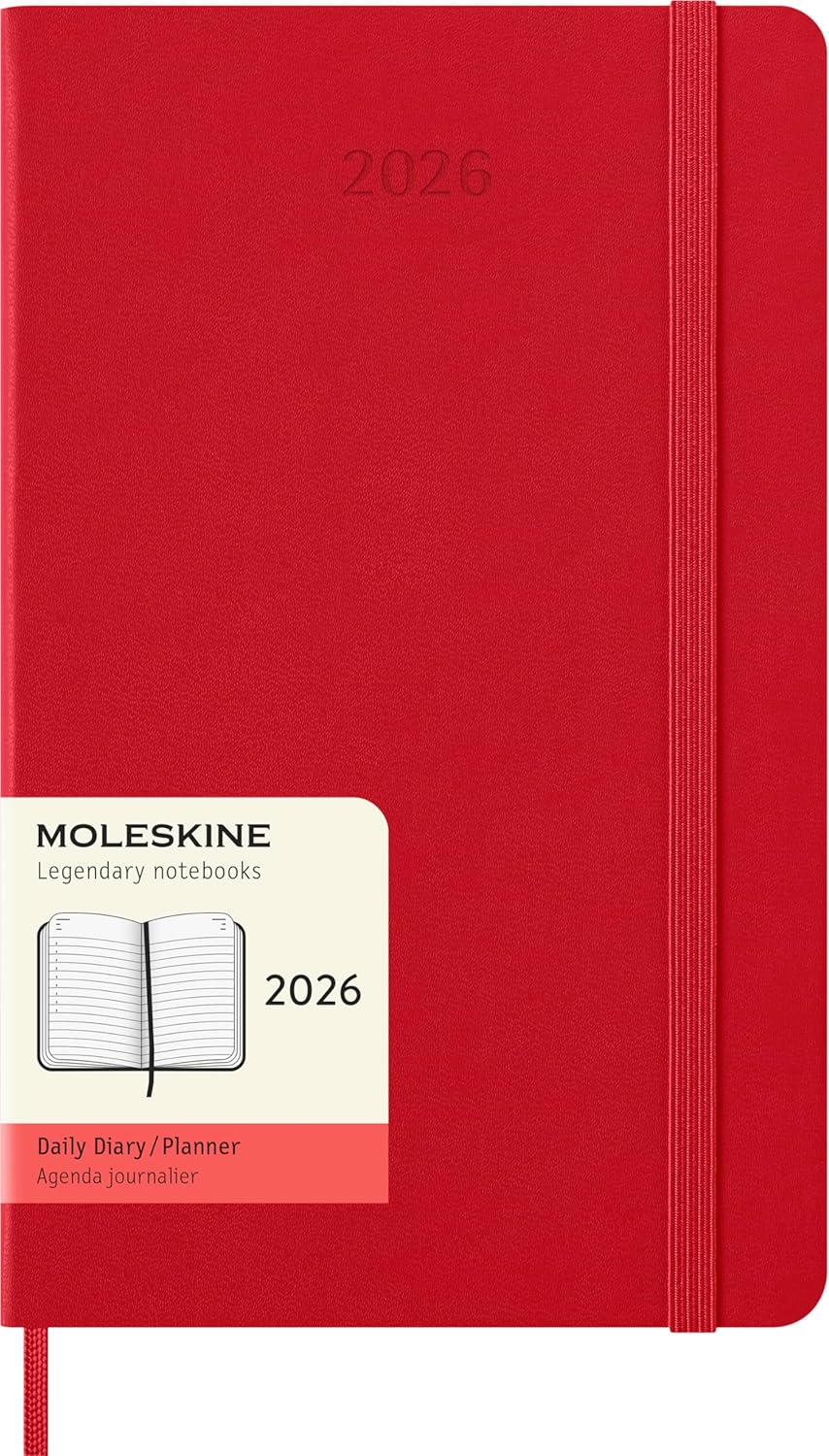 Ежедневник Classic Large красный 2026