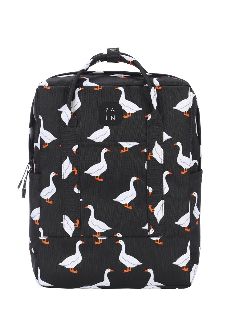 Рюкзак 544 (Гуси, чёрный фон 2)