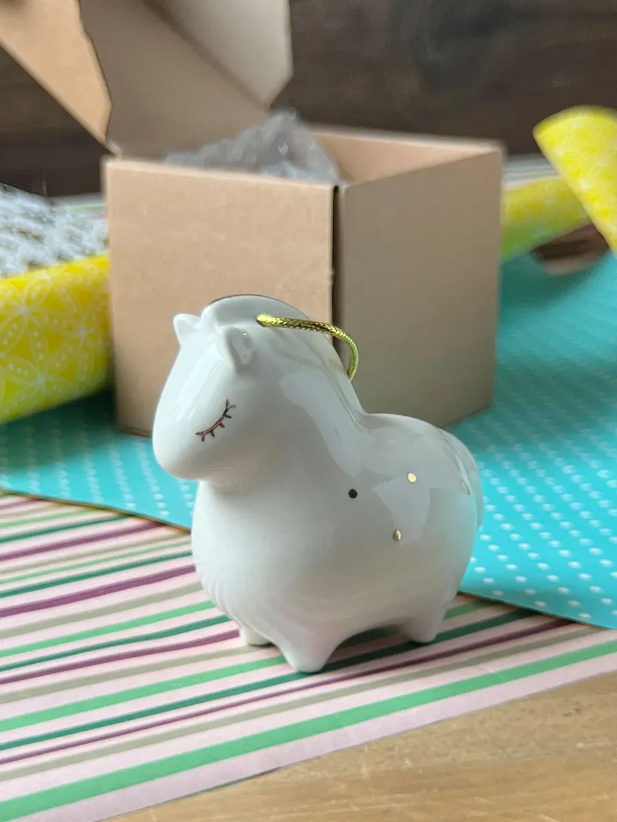 Елочная игрушка Лошадь