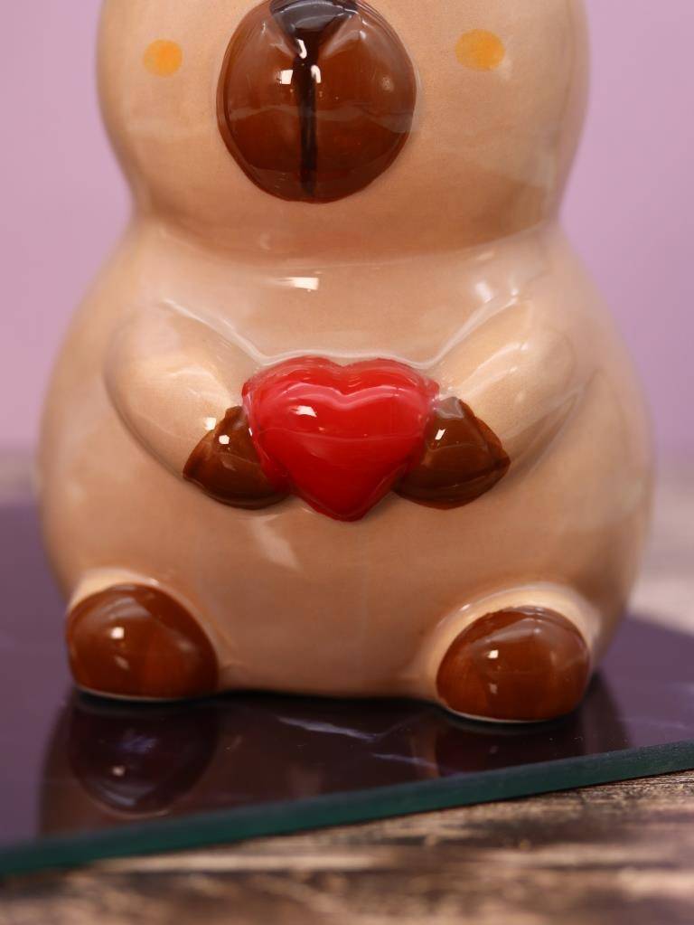 Копилка керамическая Capybara money (brown)