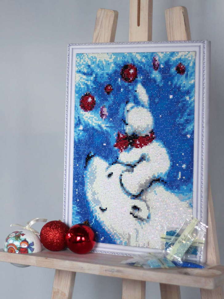 Алмазная мозаика Большая медведица 30х40 см