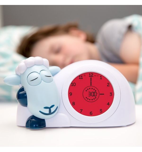 Часы-будильник Ягненок Сэм (синий)