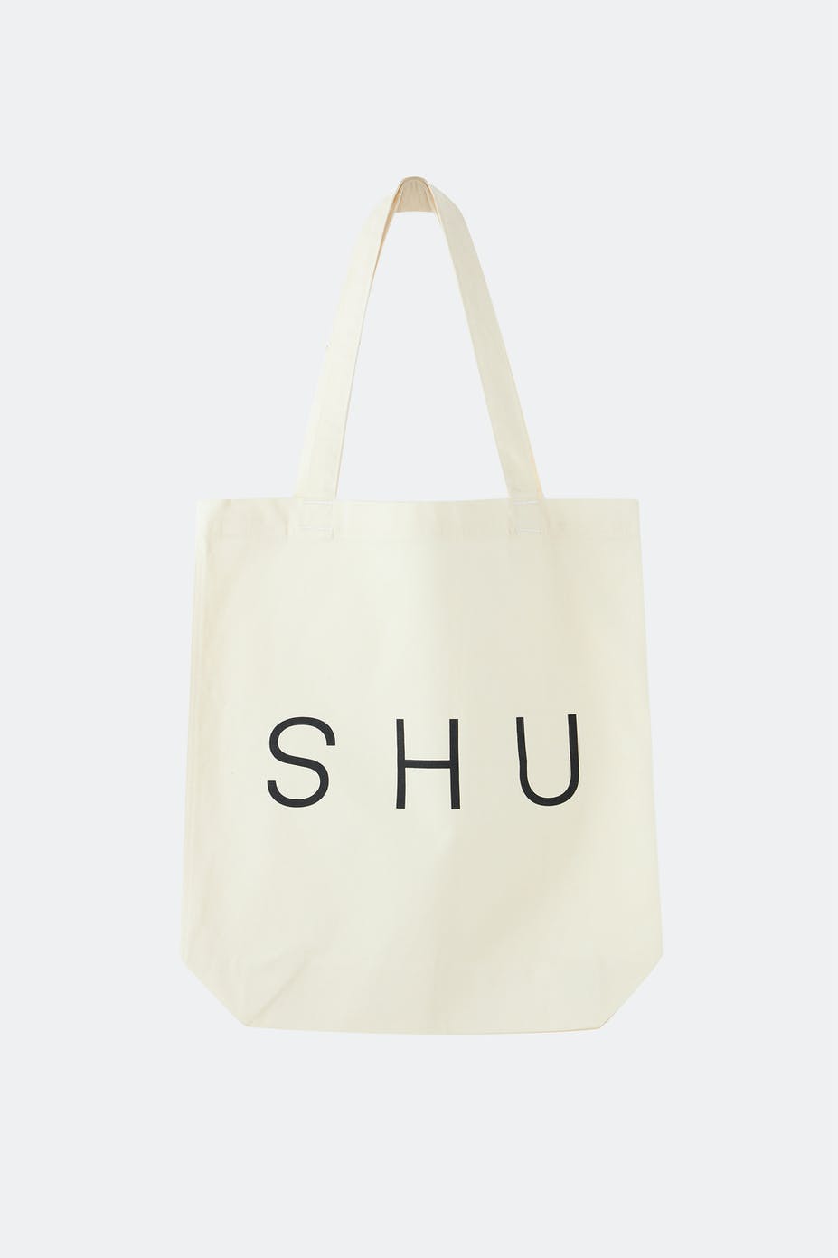 Хлопковая сумка-шоппер бежевая