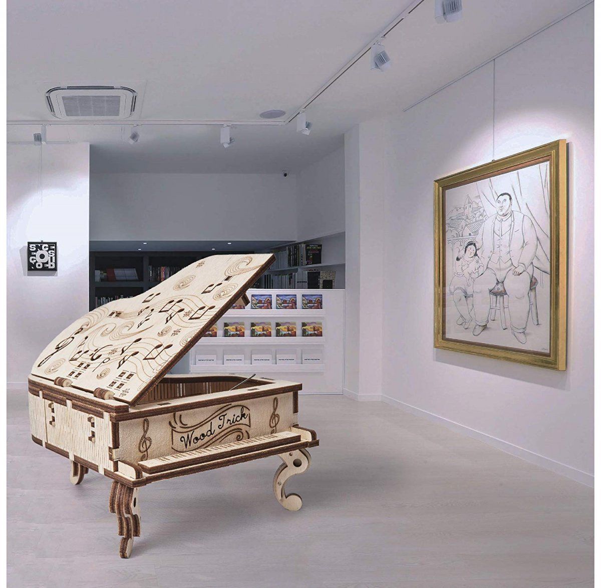 Сборная музыкальная шкатулка Wood Trick Рояль