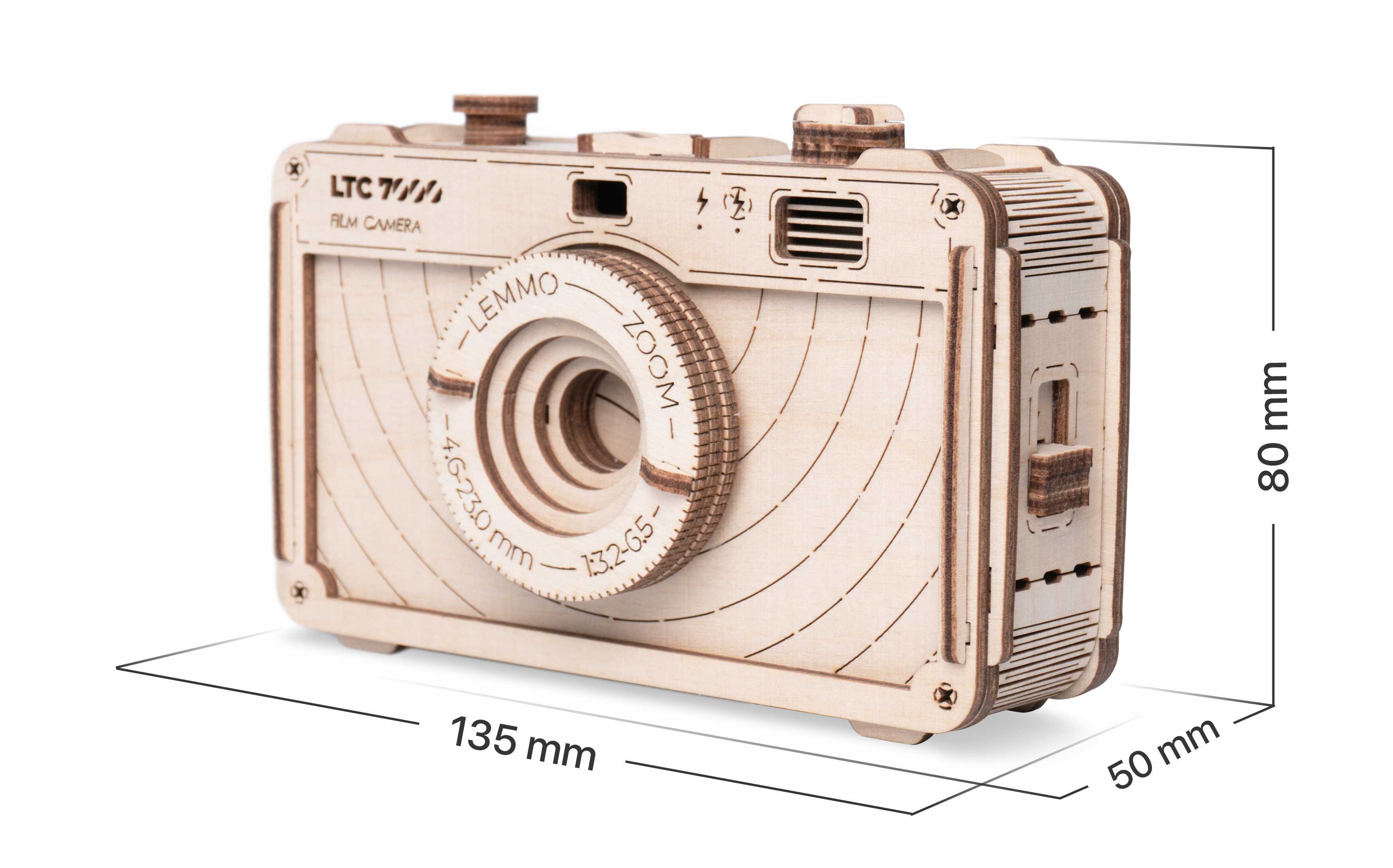 Деревянный конструктор Lemmo Фотоаппарат LTC 700