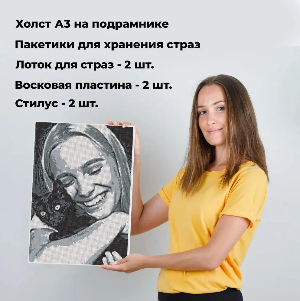 Алмазная мозаика на подрамнике Original А3