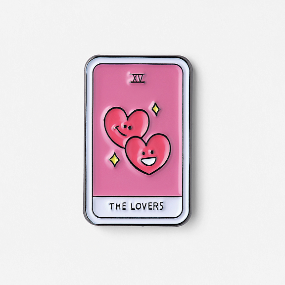 Значок эмалированный Таро Любовники