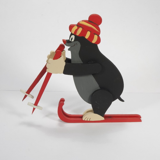 Елочная игрушка Кротик на лыжах 9005 