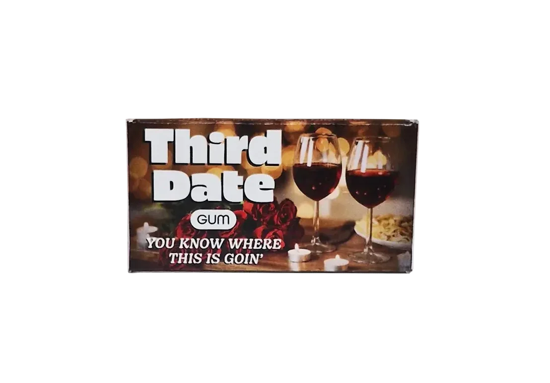 Жевательная резинка Blue Q Gum Third Date