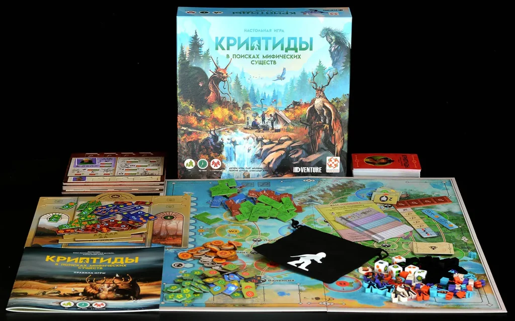 Настольная игра Криптиды. В поисках мифических существ