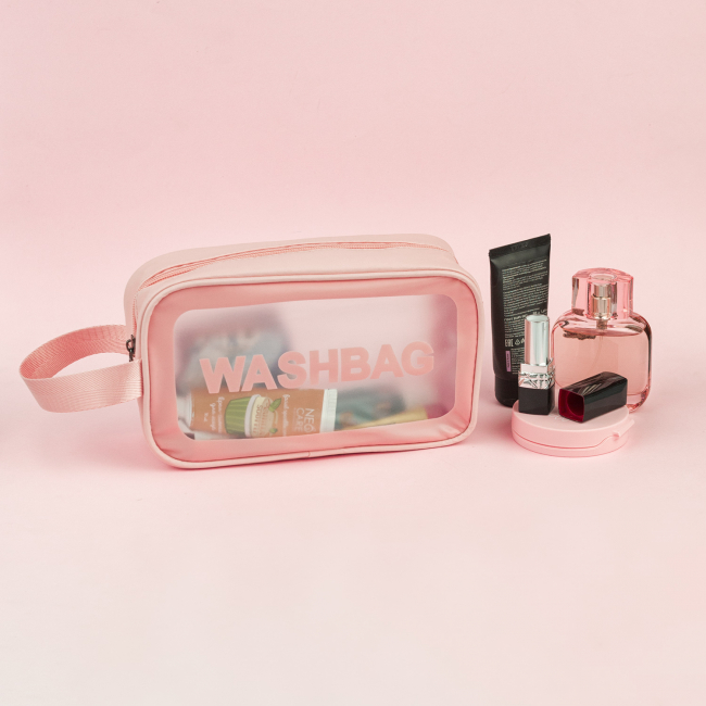 Косметичка Washbag розовая