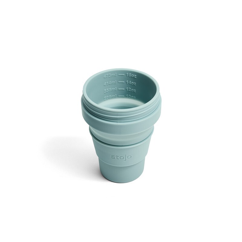 Кружка складная Stojo S2-AQU, 470 мл.