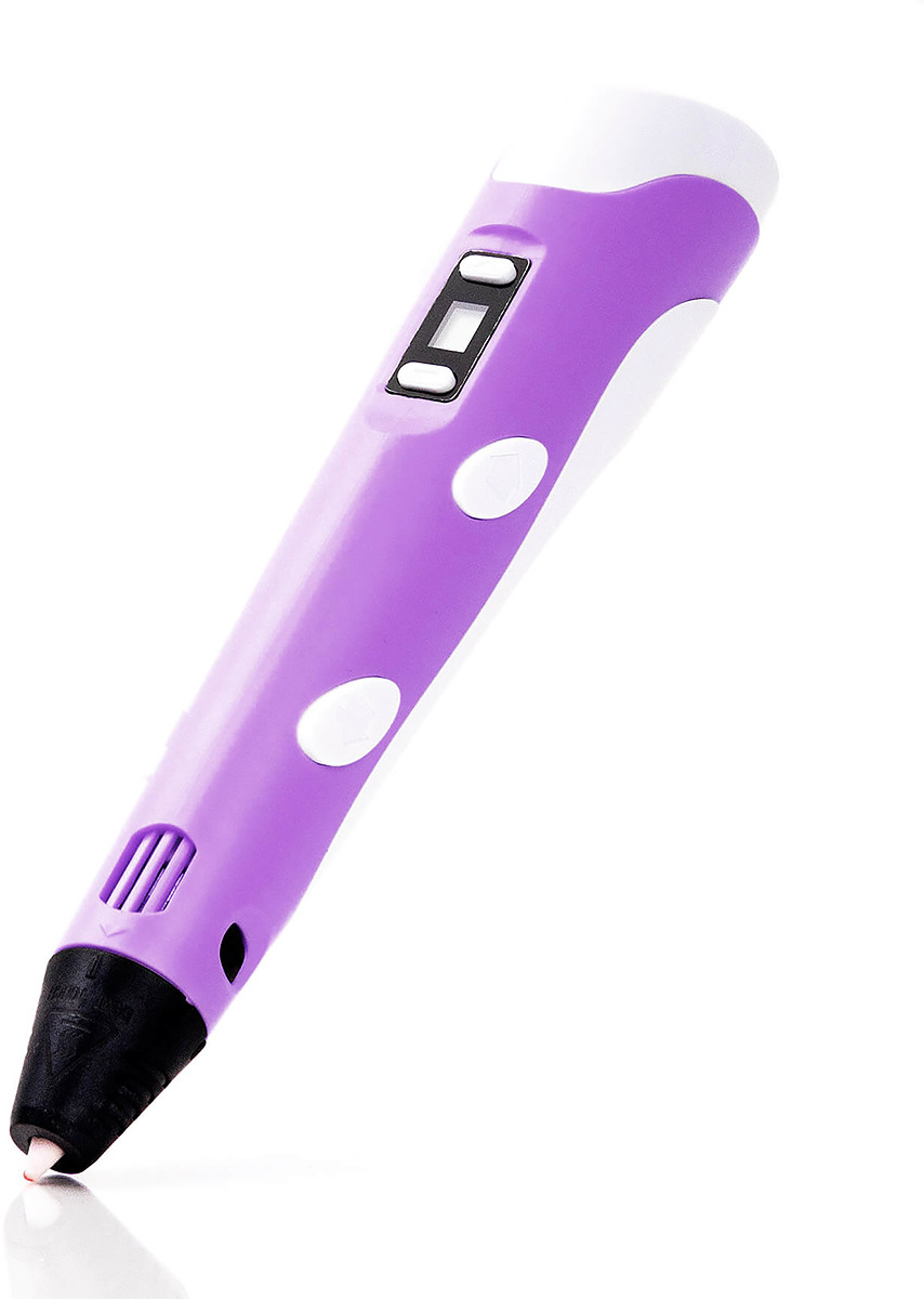 3D ручка Spider Pen LITE с ЖК дисплеем, сиреневая