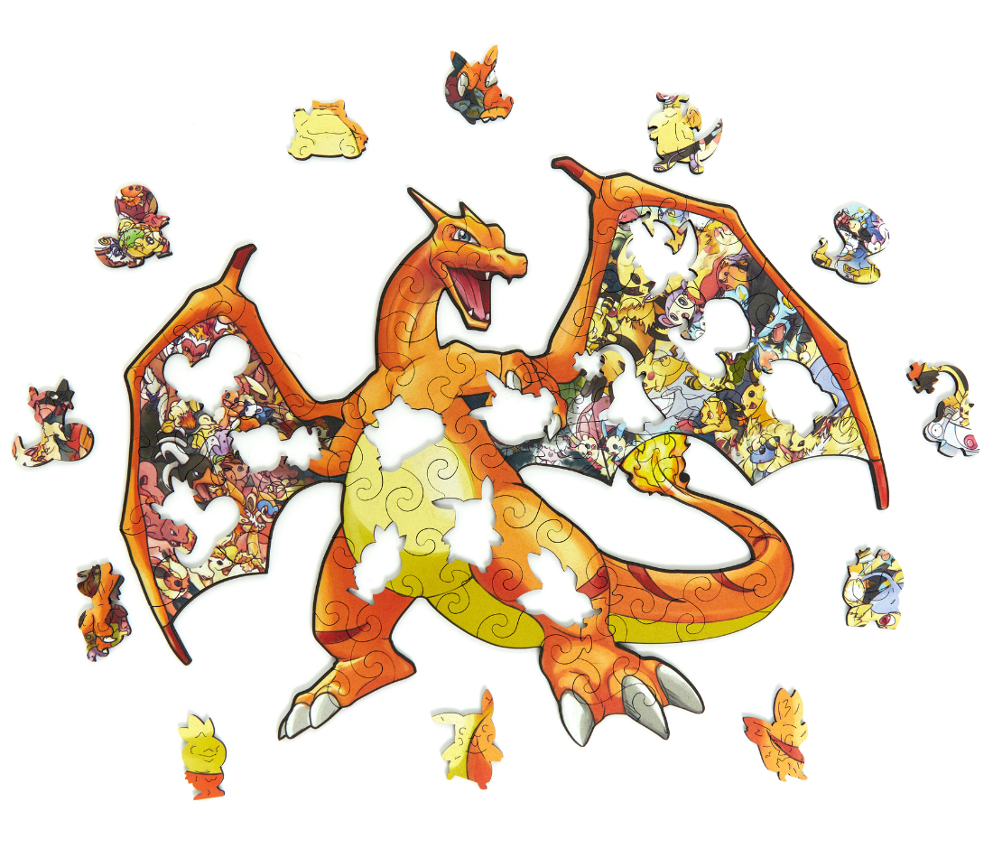 Деревянный пазл Чаризард