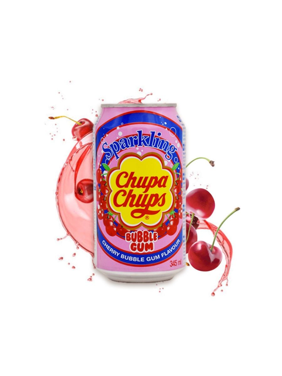 Лимонад Chupa Chups Баблгам/Черри 345 мл.