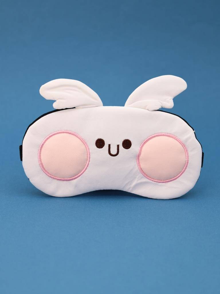 Маска для сна гелевая Head hare (white)
