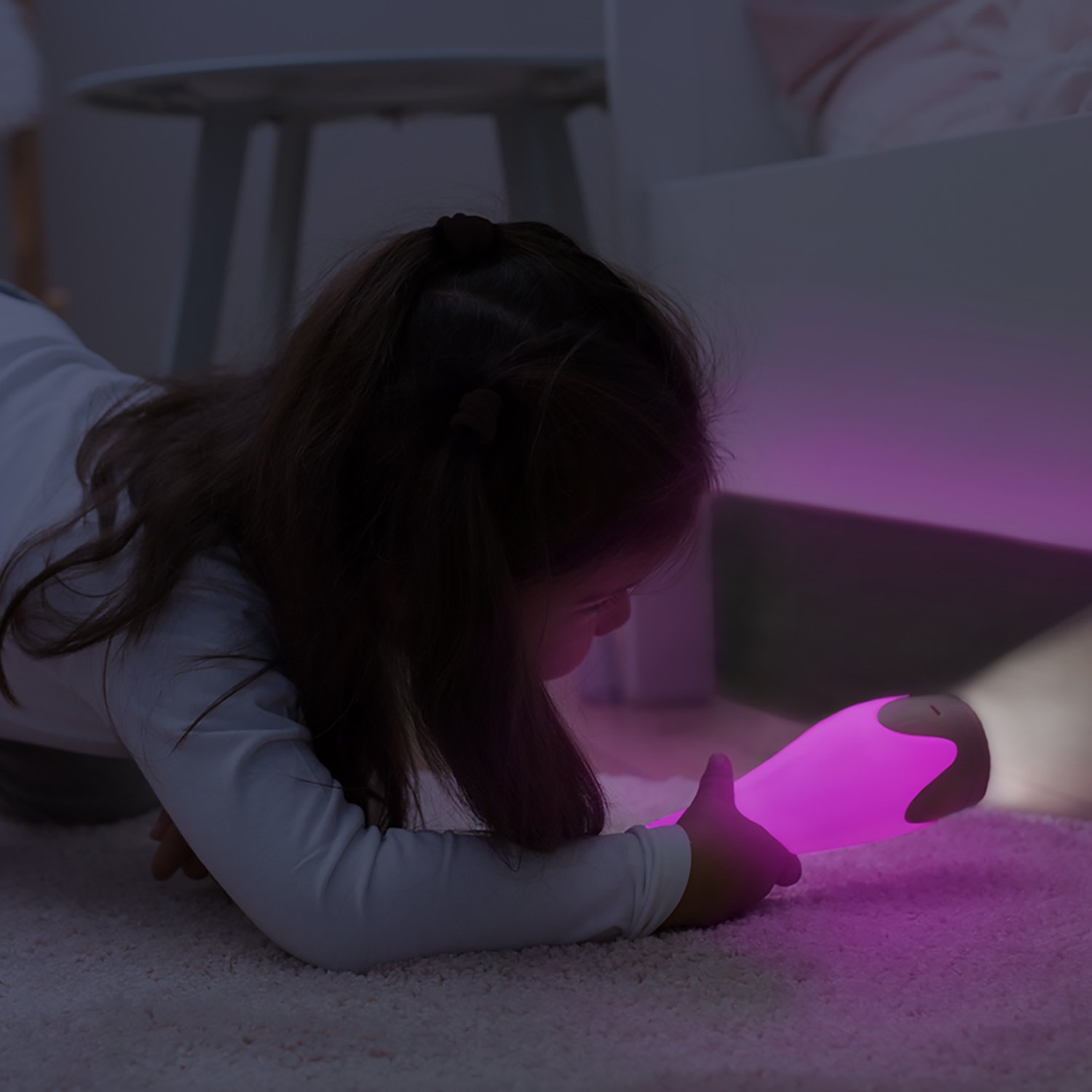 Фонарик и ночник Жираф Джина (розовый)