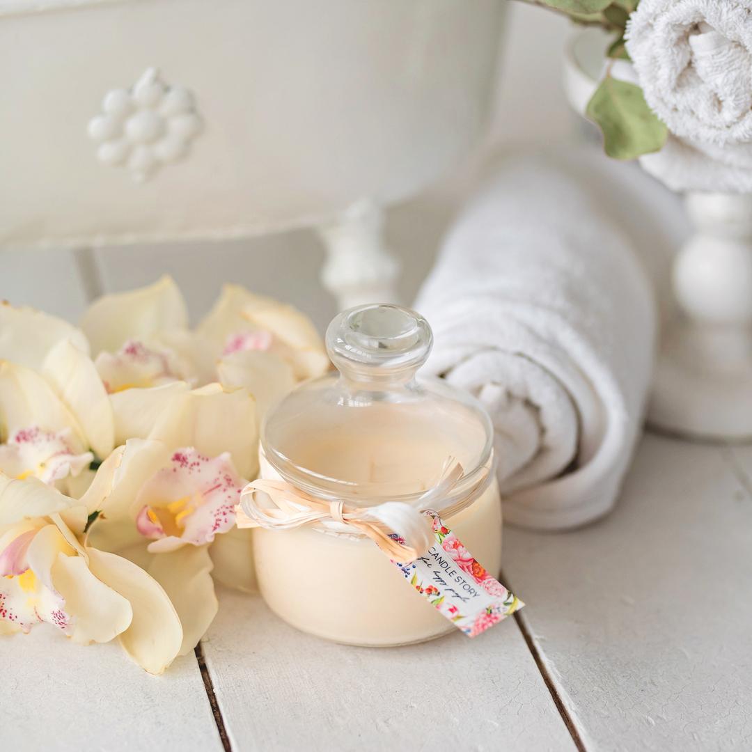 Ароматическая свеча с 3 фитилями Грейпфрут