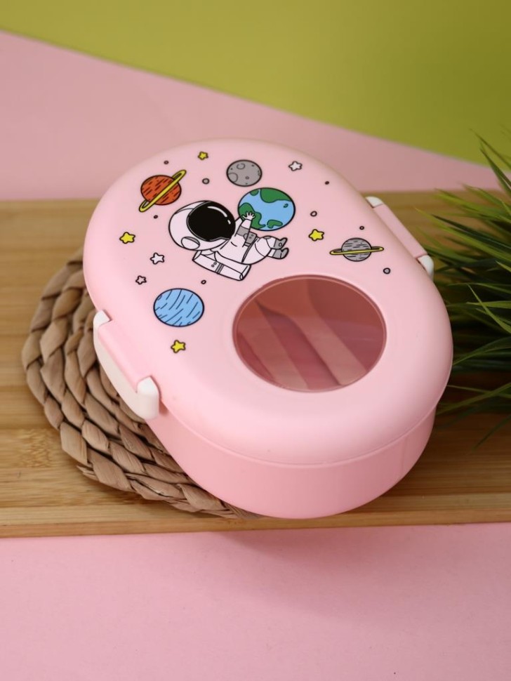 Ланчбокс Space adventures (pink)