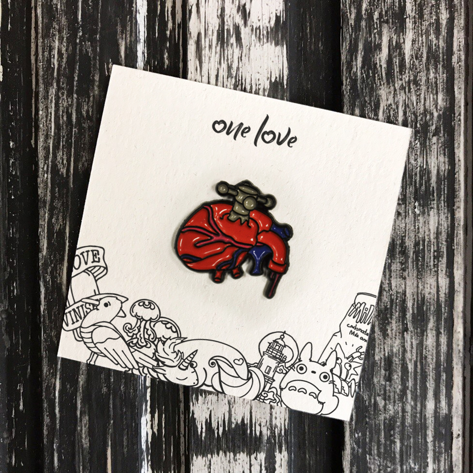 Значок-пин Сердце