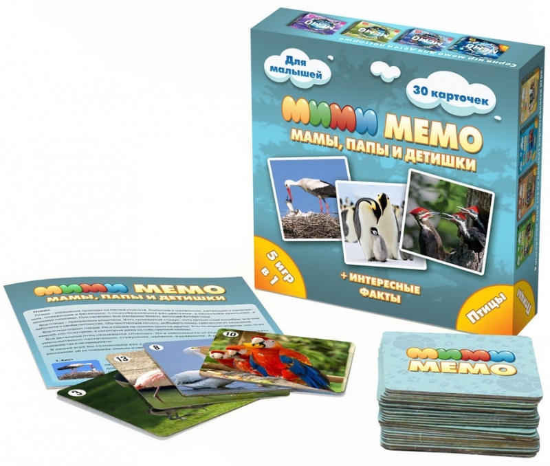 Настольная игра МиМи Мемо Птицы