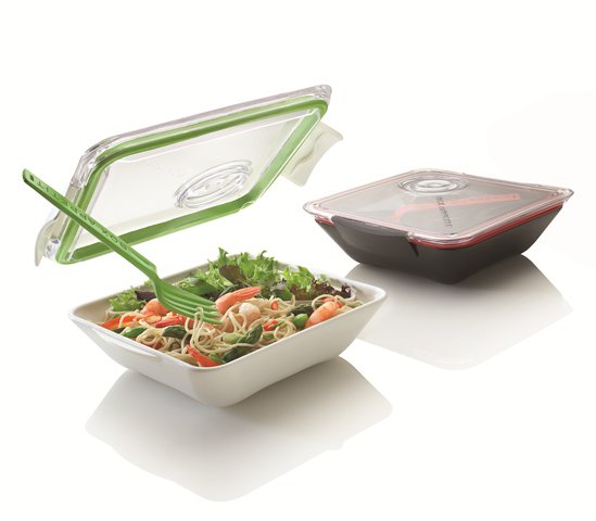 Ланч-бокс Полезный обед черный