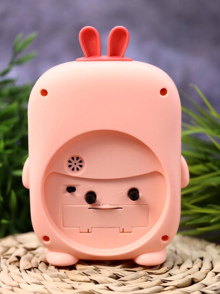 Часы-будильник Rainbow rabbit (pink)