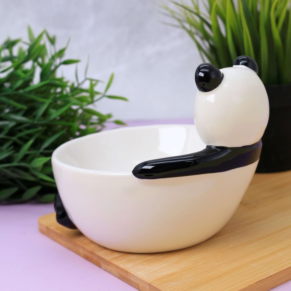 Тарелка глубокая керамическая Panda bowl