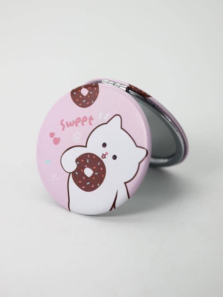 Зеркало Sweet donut round (pink)
