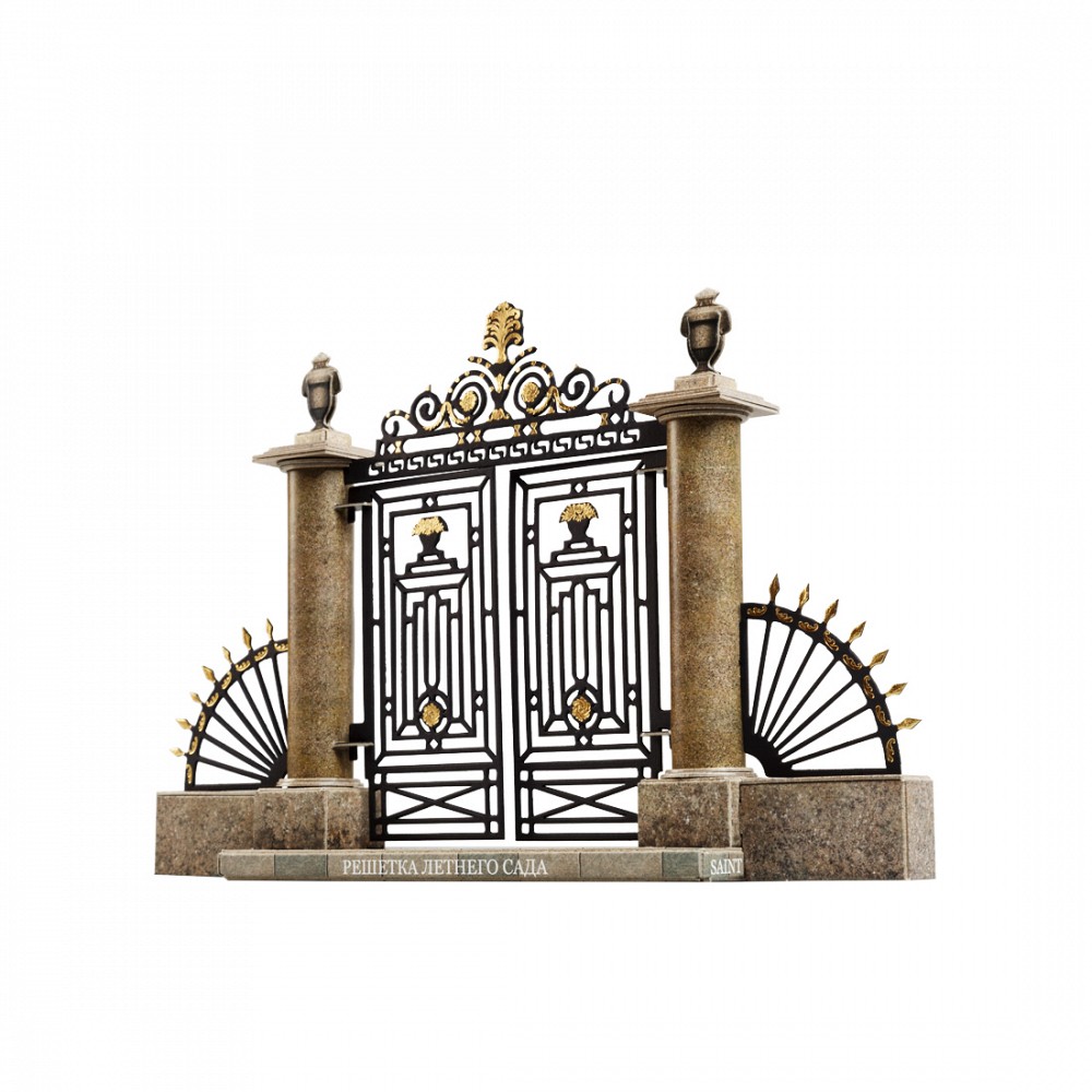 Бумажный конструктор Решетка Летнего сада