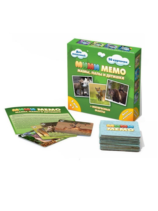 Настольная игра МиМи Мемо Дикие животные