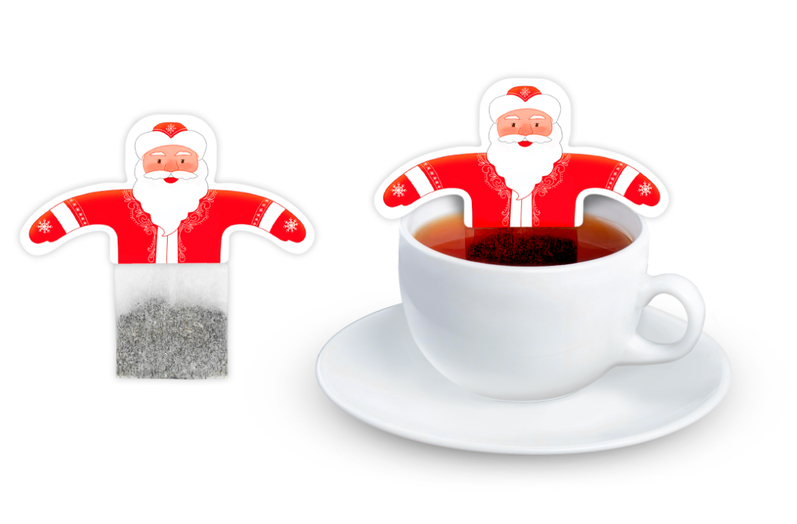 Чай фигурный Новогодние персонажи
