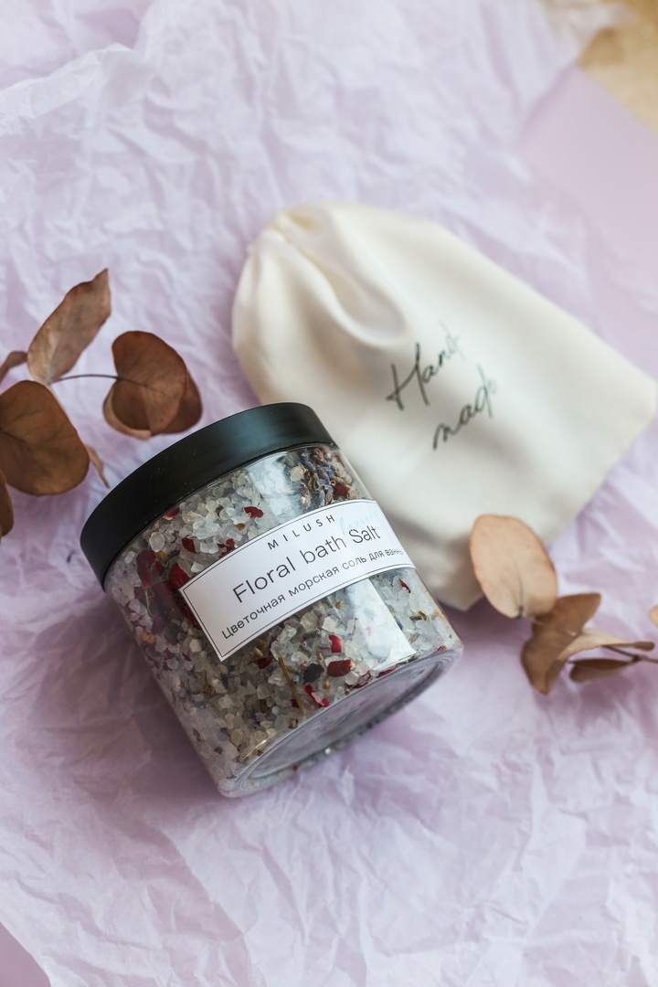 Соль для ванны Milush Лаванда 600 гр.