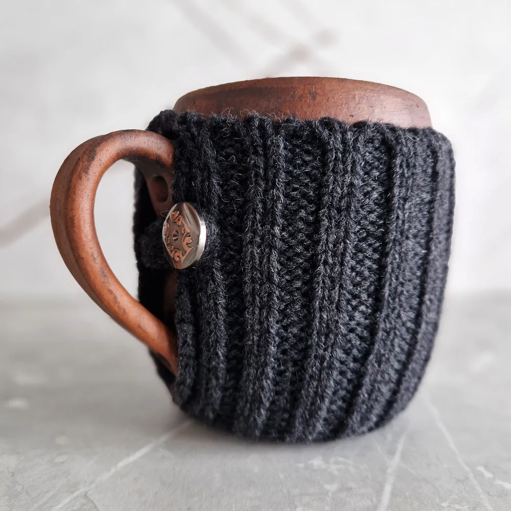 Вязаная кружка с ручкой Эспрессо