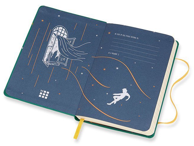 Записная книжка Peter Pan Indians (нелинованный), Pocket,зеленый