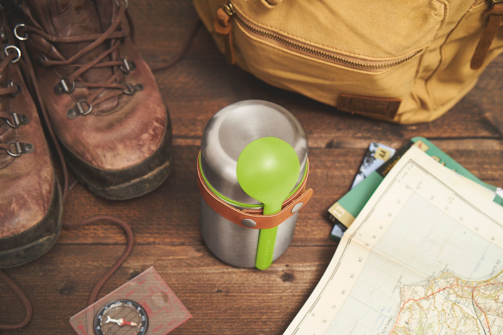 Термос для горячего Food Flask лайм