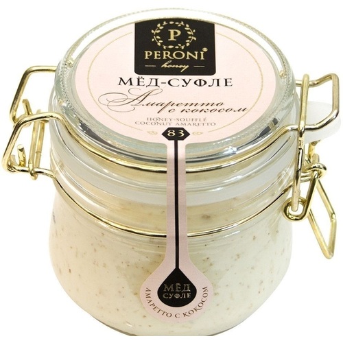 Мед-суфле Амаретто с кокосом, 220 гр.