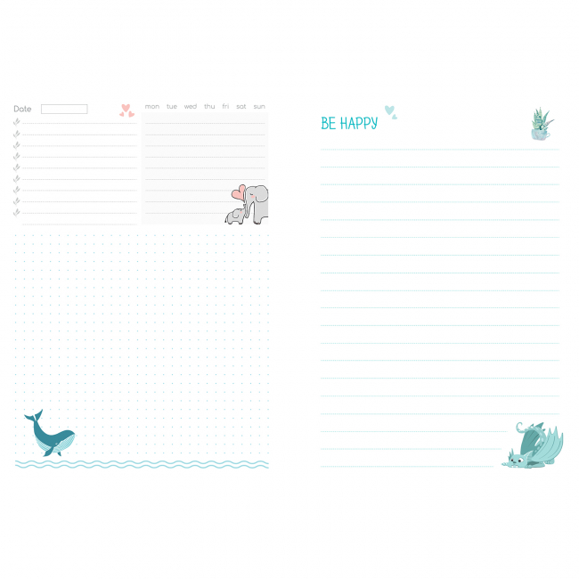 Ежедневник Design your life. Динозавры