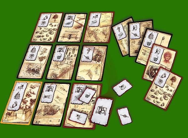 Настольная игра Загадка Леонардо. Novem (дополнение)