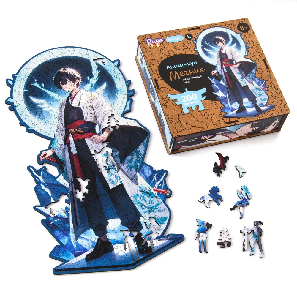 Деревянный пазл Аниме-Кун L